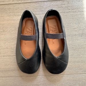 Zara Girl Black Ballet Flats